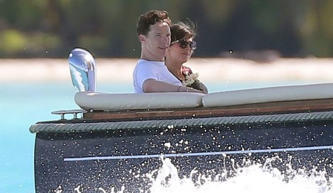 Benedict Cumberbatch & Sophie Hunter honeymoon